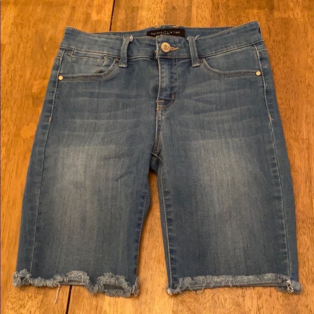 Distressed Cut-Off Jean Shorts for Girls